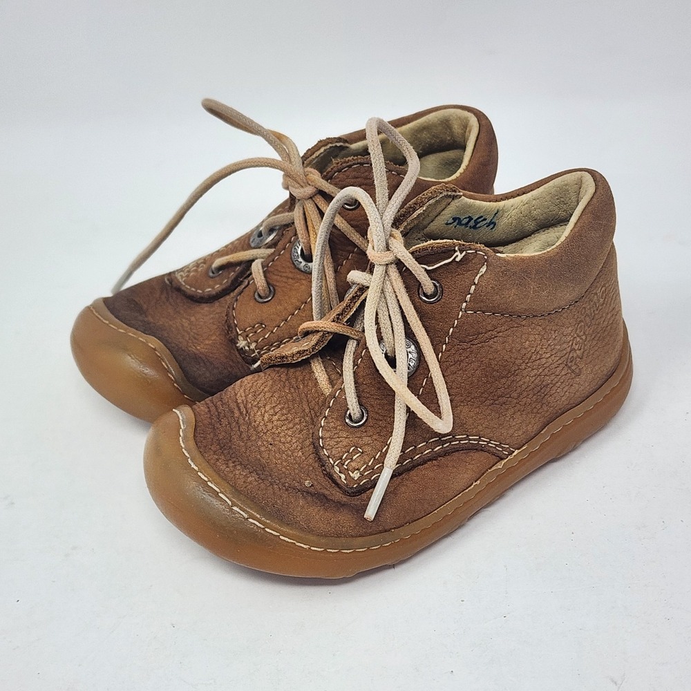 Pepino x Ricosta First Step Trainers Boot Toddler 4T Germany Brown Leather
